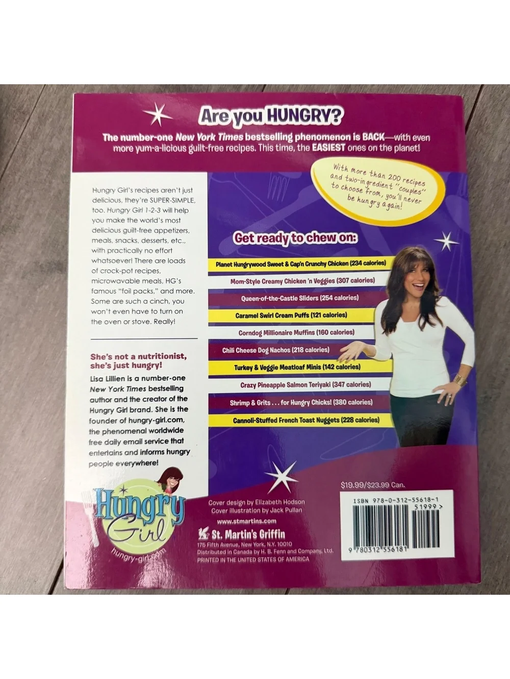 Hungry Girl 1-2-3 Cookbook by Lisa Lillien